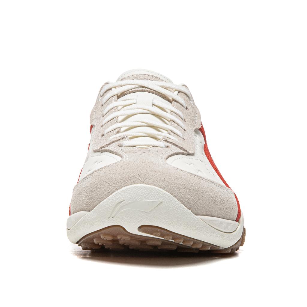 Disney x Li Ning Xingliu Износостойкие, Легкие, Сбалансированные Низкие Повседневные Кроссовки Унисекс Белый Красный AGLV096-9
