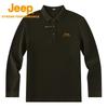 Jeep Мужская футболка-поло с длинным рукавом