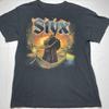 Винтажная футболка группы Styx Come Sail Away Классическая черная Унисекс Размер S-5XL Унисекс Футболка