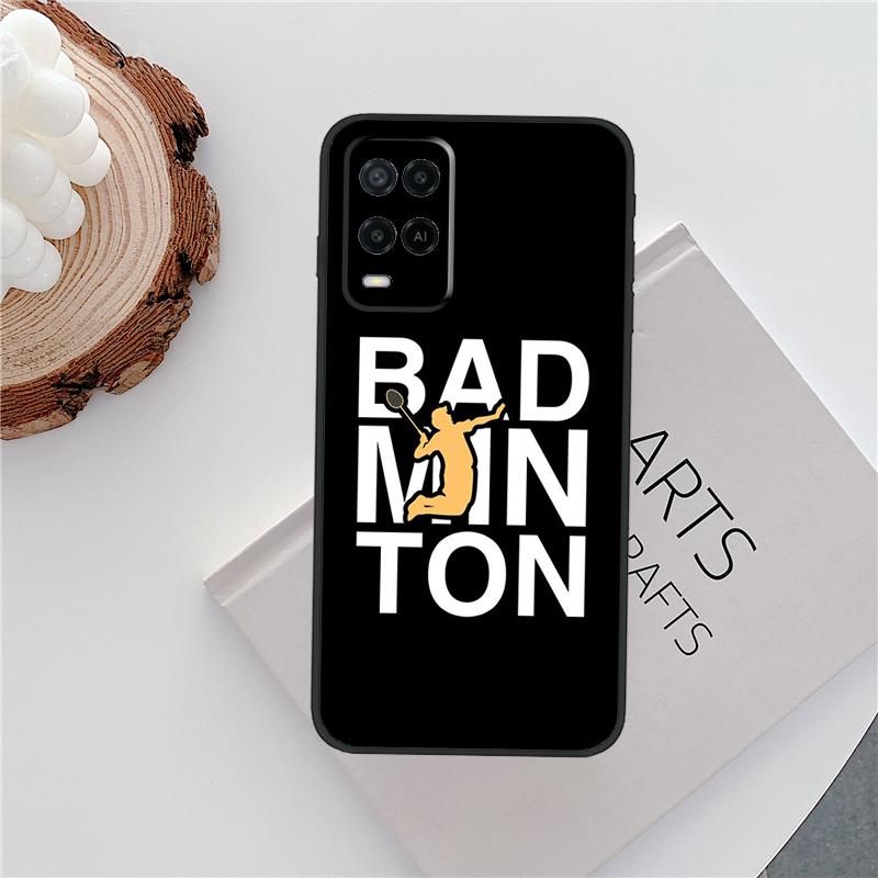Чехол для телефона Oppo A15 A80 A60 A40 A94 A54 A98 A78 A18 A38 A58 A16 A76 A96 A17 A77 A74 A57S с рисунком воланчика для бадминтона