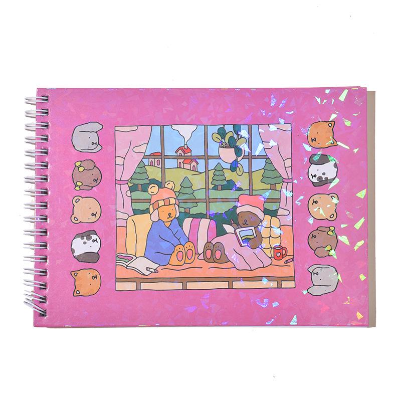 Книга для раскрашивания и рисования Bobbie Goods для подростков и взрослых