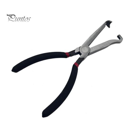 Electrical Disconnect Pliers with Ergonomic Handle Curved Shape Fuel Line Pliers Automotive Electrical Plug-Connector Disconnect Repair Tools