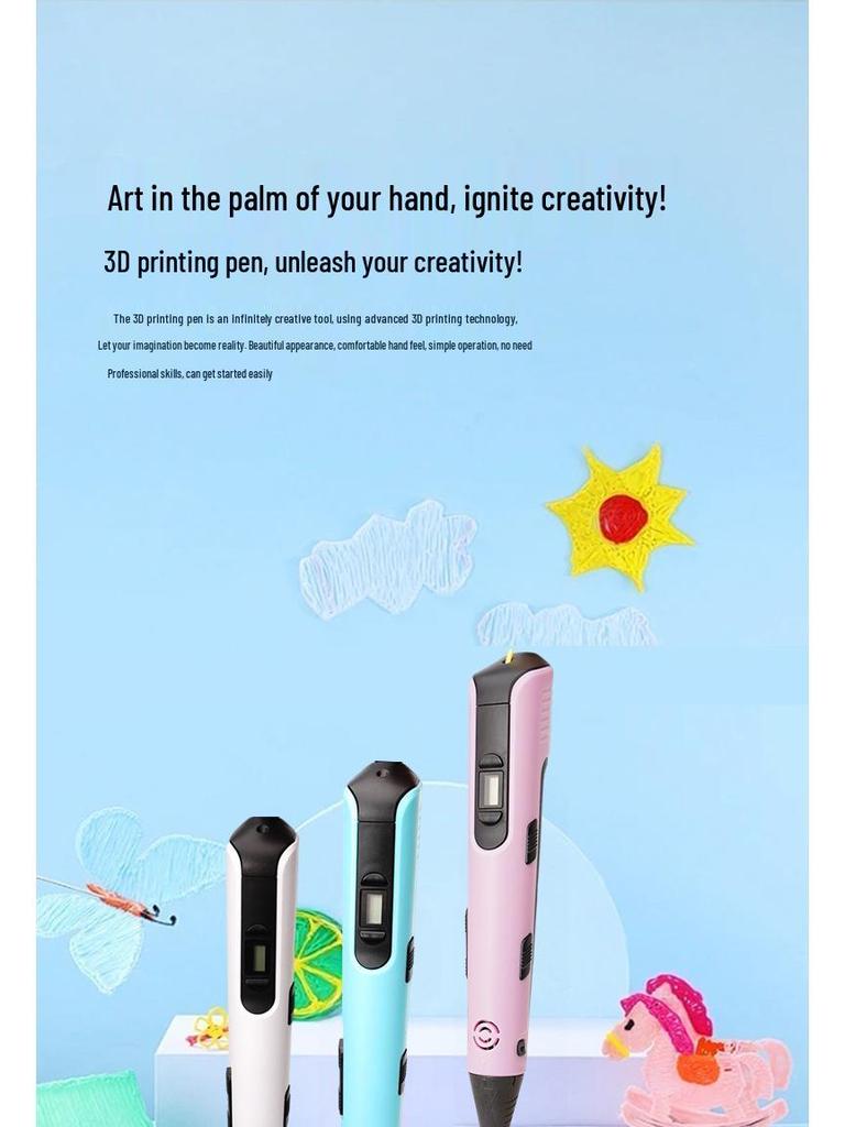 Детская образовательная 3D-ручка для создания искусства и граффити