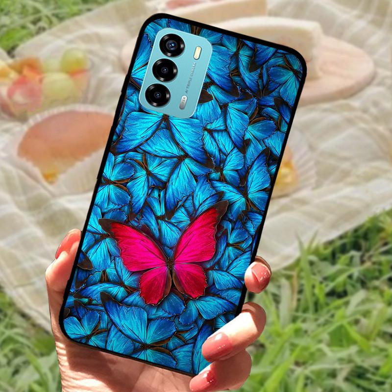 Чехол для ZTE Blade V40 Vita Мраморный чехол Ударопрочные силиконовые чехлы для телефона Для ZTE Blade V40 Vita V 40 Vita Задняя крышка Бампер