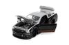Jada Toys Big Time Muscle 2008 Ford Shelby Литой автомобиль Игрушки для детей и взрослых 124 GT-500KR (Black / Silver)