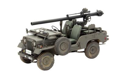 Fine Molds 1/35 Масштаб Японская армия Тип 73 Легкий грузовик с безоткатным орудием Сборная пластиковая модель FM36