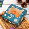 Cup Cupcake Christmas Gift Box Christmas Cardboard Cake Boxes Gift Wrapping Box Cake Packaging Box