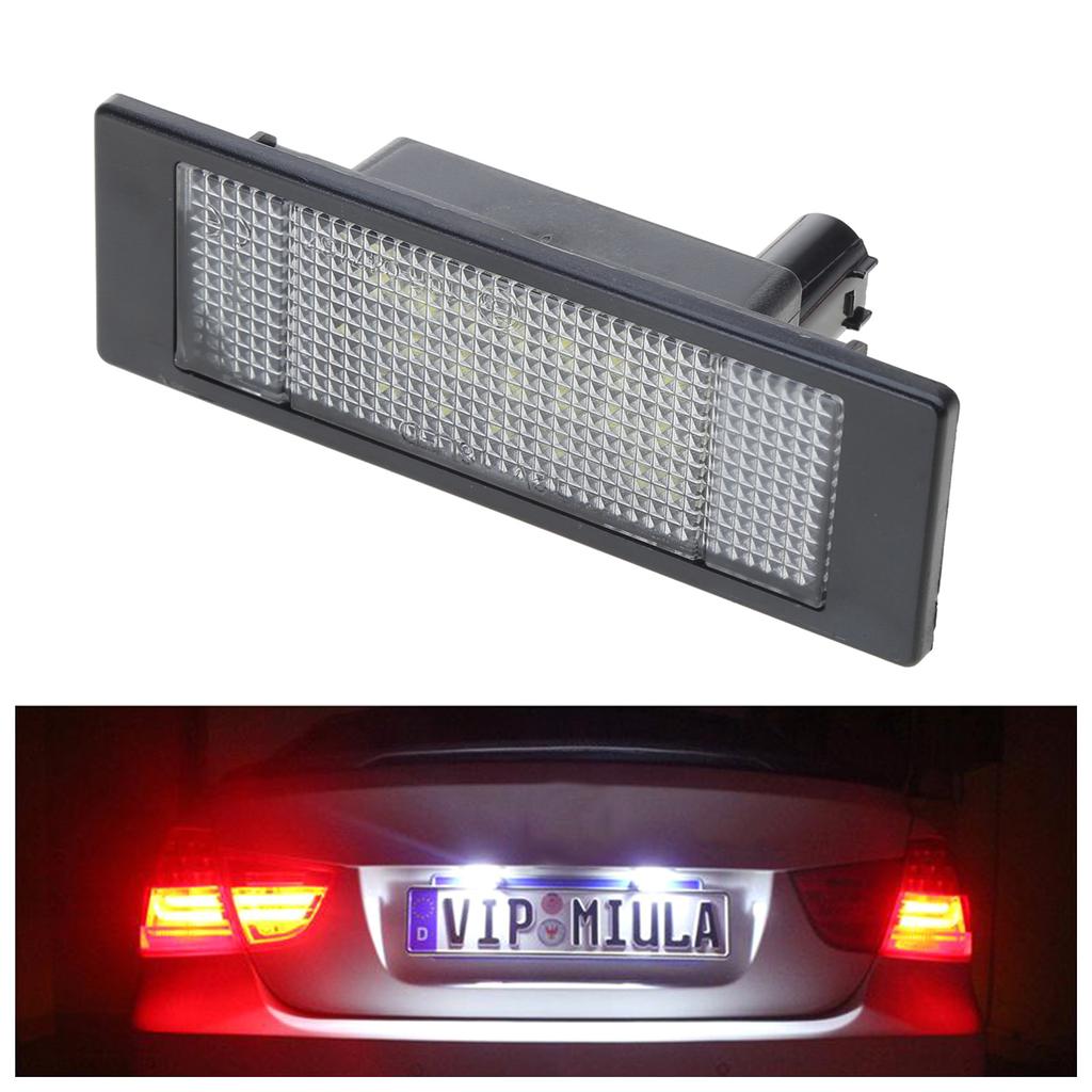 LED License Plate Lamp for Z4 E85 E86 E89 E81 E87 F20 F21 63267193294 6326-7193-294 Rear Bumper Number Plate Lamp Light