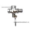 Foot-Operated Delay Flush Toilet Valve
