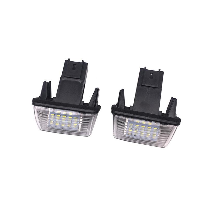 For Citroen C3 C4 C5 Berlingo Saxo Xsara Picasso For Peugeot 206 207 306 307 308 5008 LED License Number Plate Light