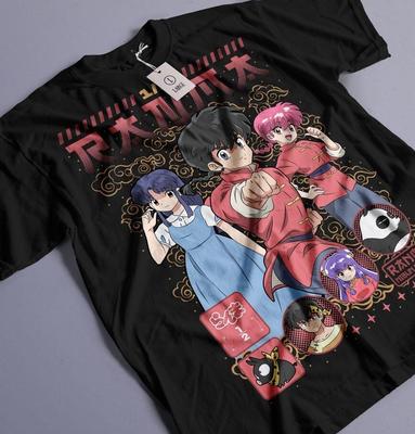 Футболка Ranma 1/2 Шампунь Румико Такахаси Девочка Каваий Смешная Аниме Футболка Все Размеры Унисекс Футболка