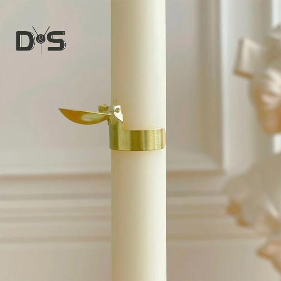 4 шт./компл. автоматический гаситель свечей металлический корпус фитиль свечи зажим для пламени регулируемое кольцо тушение свечи стопор свечи аксессуары