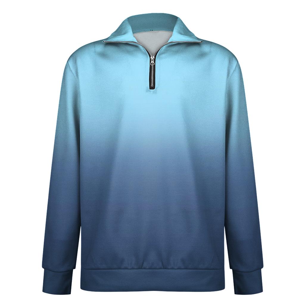 Мужская толстовка с капюшоном на молнии 1/4