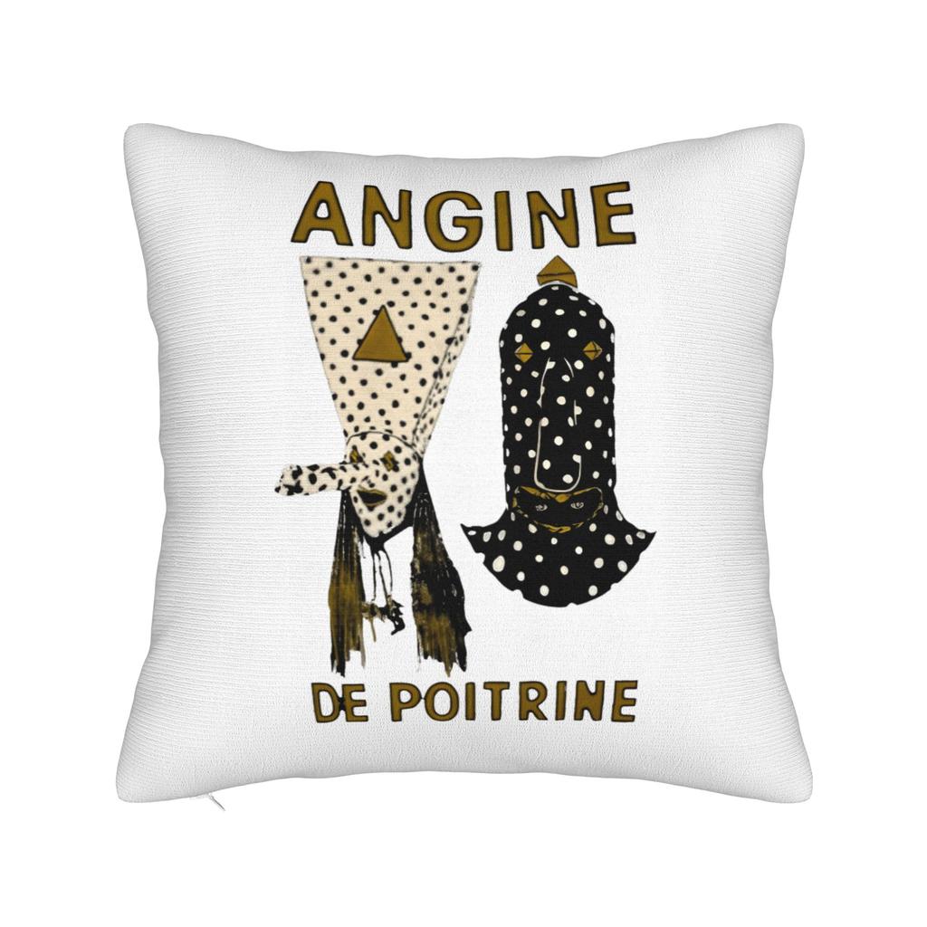 Angine De Poitrine ROCK Группа Наволочка Квадратная Наволочка Смешная Наволочка Для Гостиной Дивана