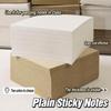400 Sheets 80x80mm Sticky Notes Self-adhesive Note Paper Simple Memo Pad  Back To School