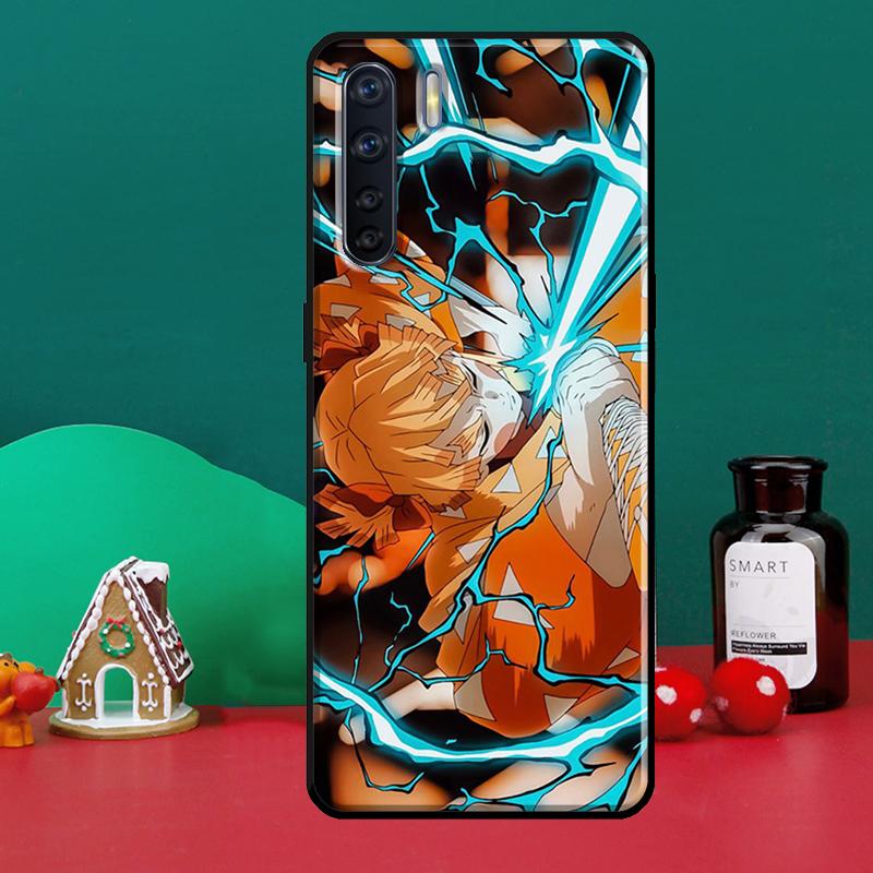 Чехол для телефона Kimetsu No Yaiba с аниме для OPPO Reno 5 Lite 2Z 2F A5 A9 A53 A31 2020 A52 A72 A91 A83 A15 A94 A74 A54