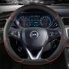 Чехол на руль автомобиля для Opel Astra (К) Корса (И) Karl 2014-2022 Crossland X Grandland X Insignia 2017-2022 Автоаксессуары