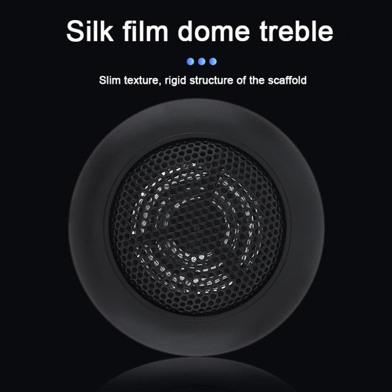 2 шт., 120 Вт, высокоэффективные мини-купольные высокочастотные динамики для автомобильной аудиосистемы