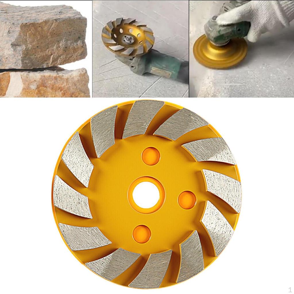 Бетонный алмазный шлифовальный чашечный круг Угловая шлифовальная машина Насадки Очистка Каменная поверхность Ряд