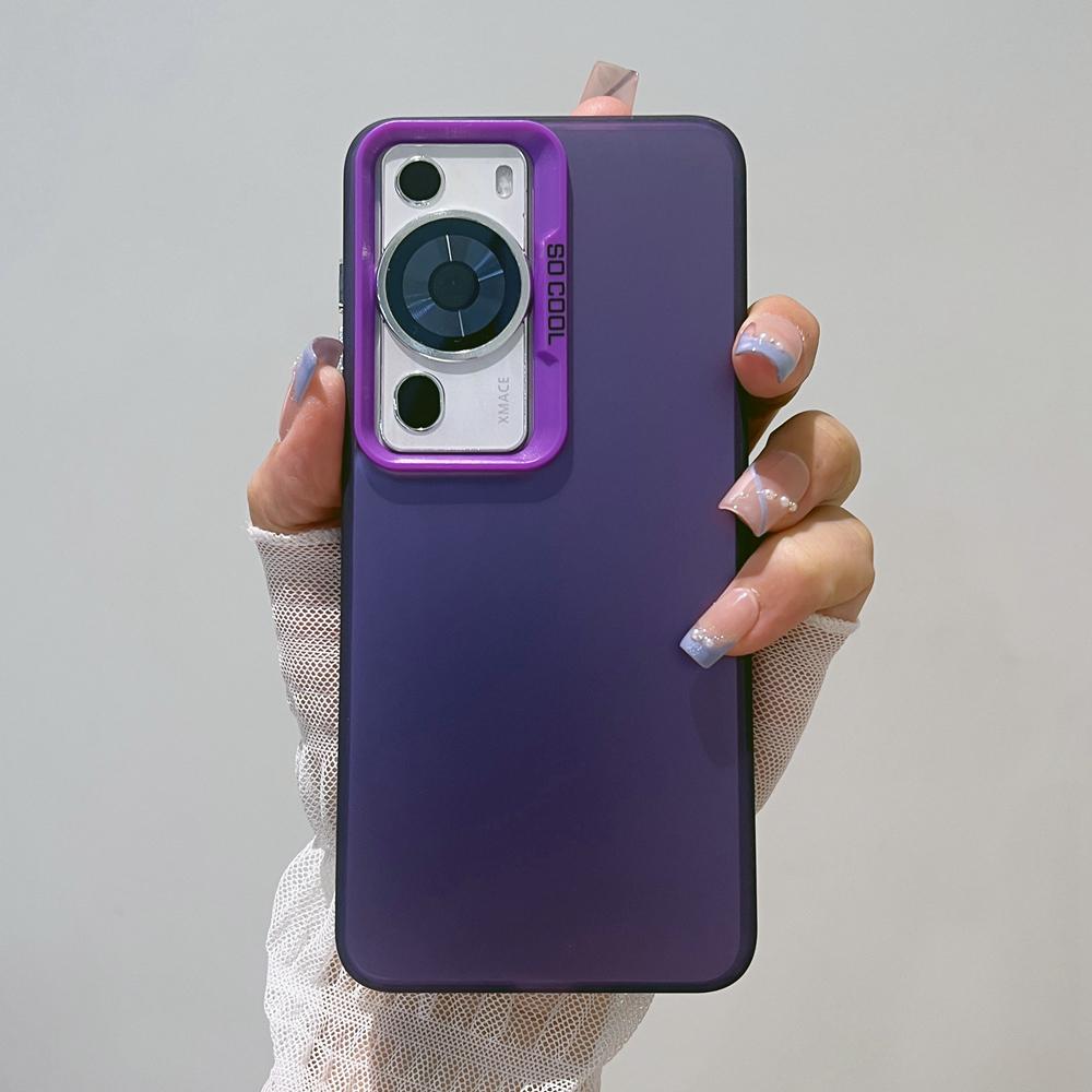 KEYSION Матовый чехол Metallic Aurora Skin для Huawei nova 12s 11 Pro 10 9 8, силиконовый противоударный чехол для телефона Honor 90 5G 70 50