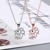 Ожерелье с зодиакальной мышью, женская ниша, прилив, простая цепочка для ключицы, подвеска с циркониевой мышью, натальное украшение на год