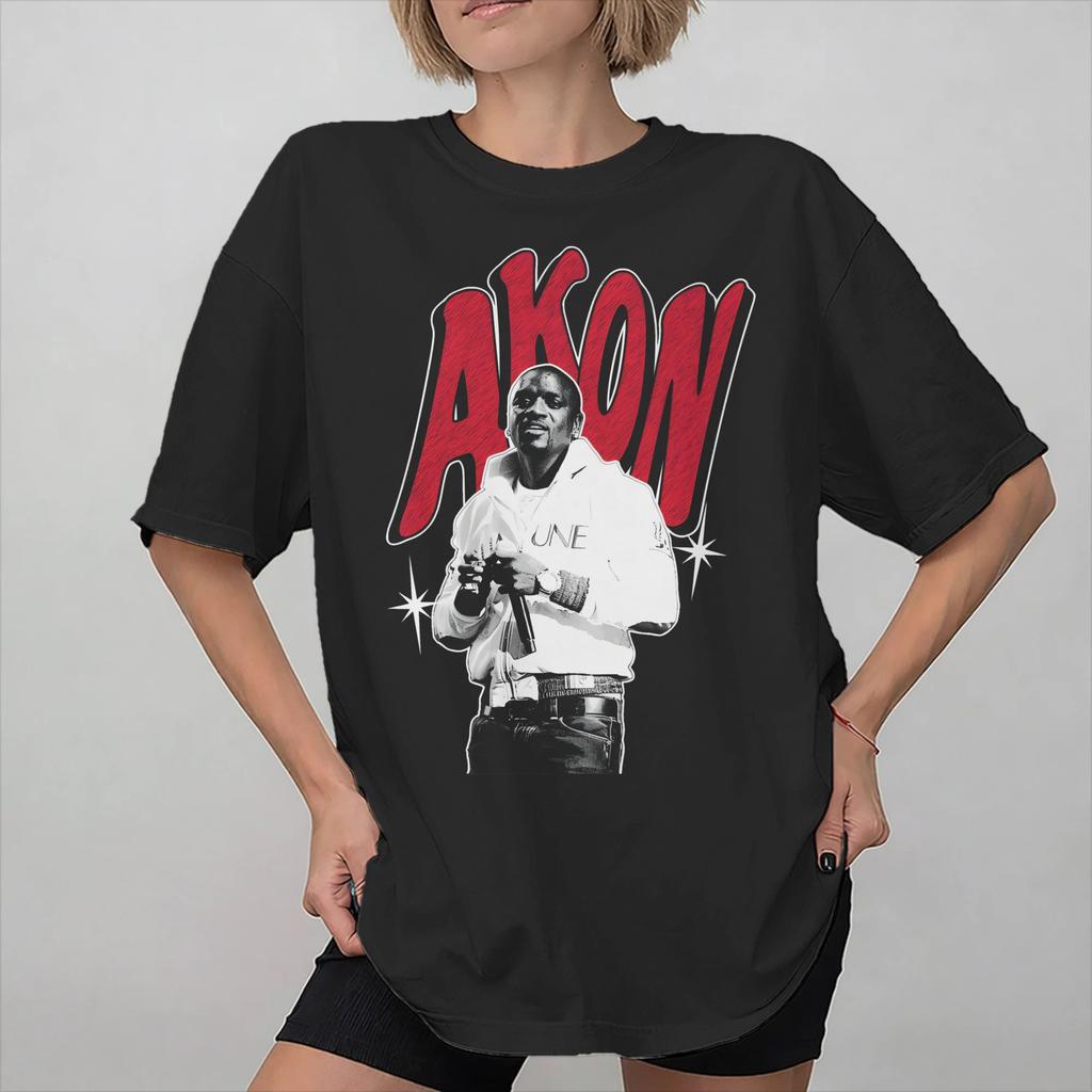 Akon and Neyo Tour Merch Unisex T Shirt Cotton Tee Fashion Tshirt Clothes