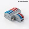 Mini Quick Terminal Block Universal Compact Fast Connector Small Wiring Connector  Electrical