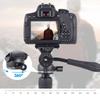 Mini Hydraulic Damping Ball Head Tripod Mount For DSLR Mirrorless Camera 360 Panoramic Shoot Lightweight Aluminum Alloy