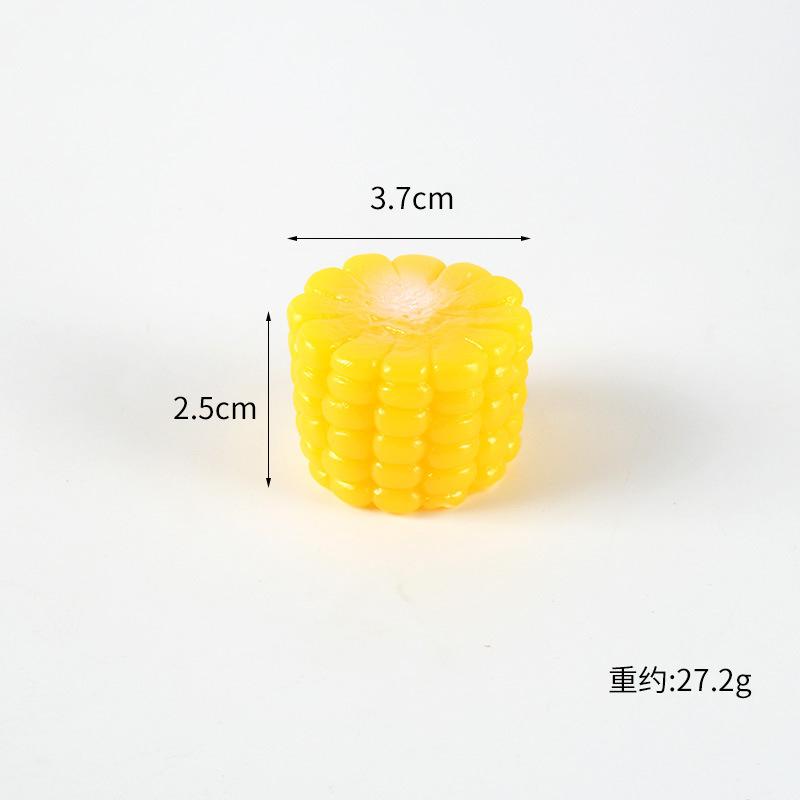 Имитация кукурузы Искусственная еда Овощ Кухонный реквизит Осеннее украшение Отель Ресторан Витрина Модель еды Домашний декор