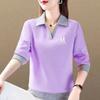 YYFS Women's Fashion Casual Spring Autumn Long Sleeve POLO Neck Blouses & Shirts