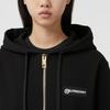 Burberry Толстовка с капюшоном на молнии 'Черный' 8024543