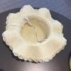 Straw Children Straw Hat Lace Beach Bucket Cap New Straw Shoulder Bag  Baby Girls