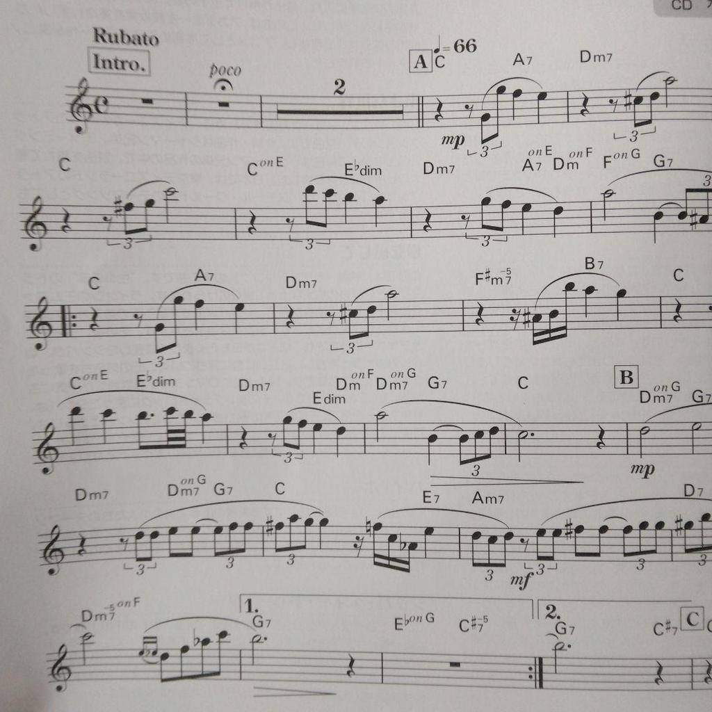 [Б/У] Приятная коллекция альт-саксофонных пьес Диснея, ноты и CD в комплекте