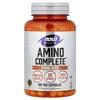 NOW Foods, Спорт, Amino Complete, Аминокислоты, 120 растительных капсул
