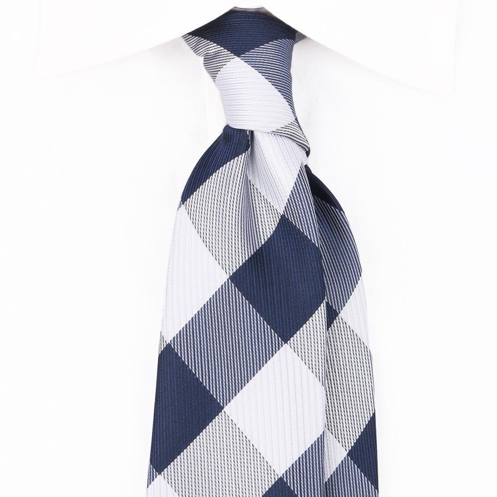 Retro Hand Tie Male British 8Cm Dress Business Professional Casual Blue Pattern Wedding Groom Senior Sense