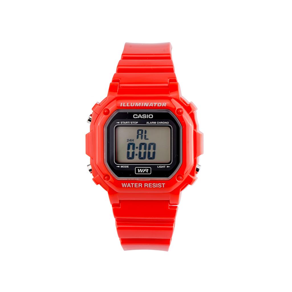 Casio Женские часы стандартной серии серые F-108WHC-4ACF F-108WHC-4ACF