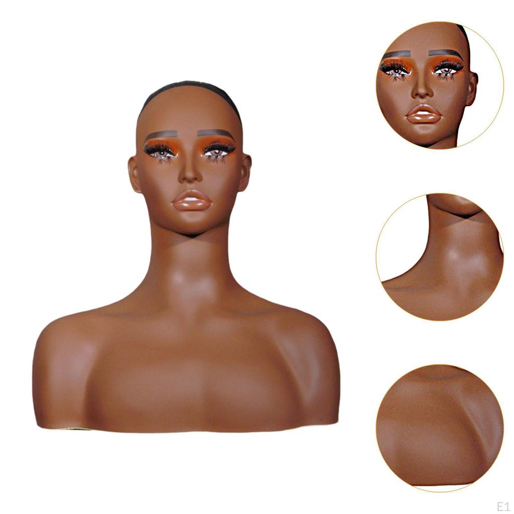 Реалистичная голова манекена, подставка для демонстрации париков, держатель для головы манекена для красоты