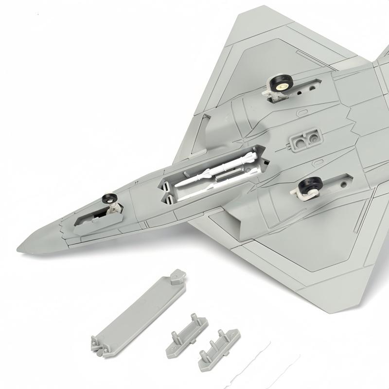 1:72 Креативная Военная Серия YF-23 Строительные Блоки Одноместный Двухдвигательный PAV-1 Стелс-Истребитель Модель Игрушки Для Мальчиков Рождественские Подарки