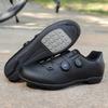 Unisex Wide Fit Cycling Shoes Road Bike Mountain Indoor Trainer Non-Cleat Hard Sole Breathable Comfort