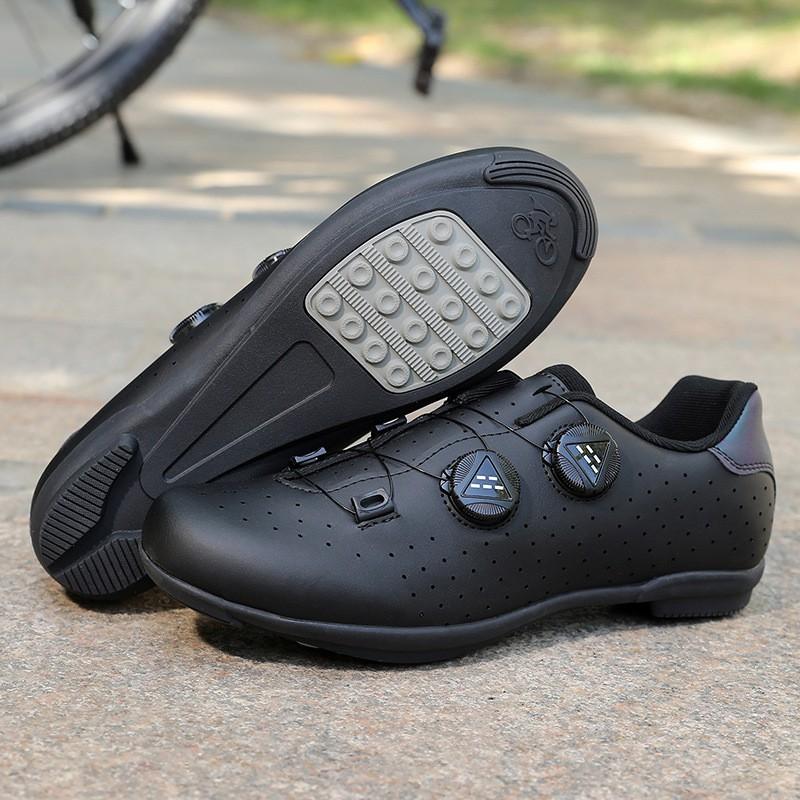Unisex Wide Fit Cycling Shoes Road Bike Mountain Indoor Trainer Non-Cleat Hard Sole Breathable Comfort