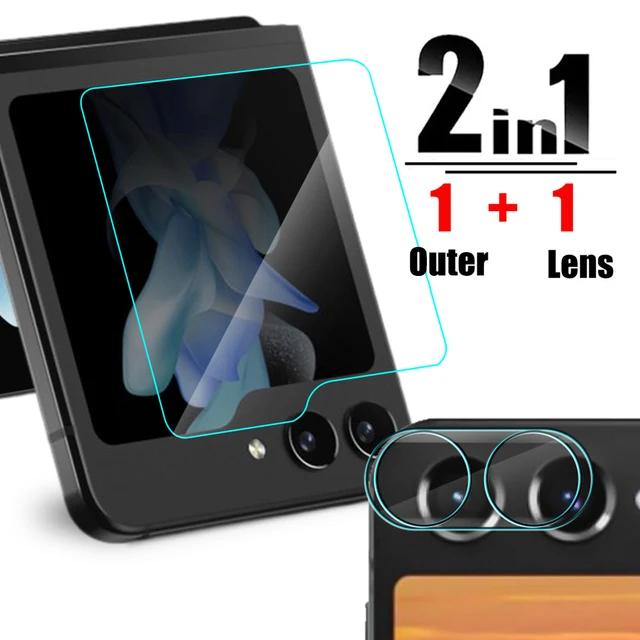 Закаленное стекло для Samsung Galaxy Z Flip 7 6 5 Внешний защитный экран Защитная пленка от царапин на объектив камеры для Z Flip6 Flip5