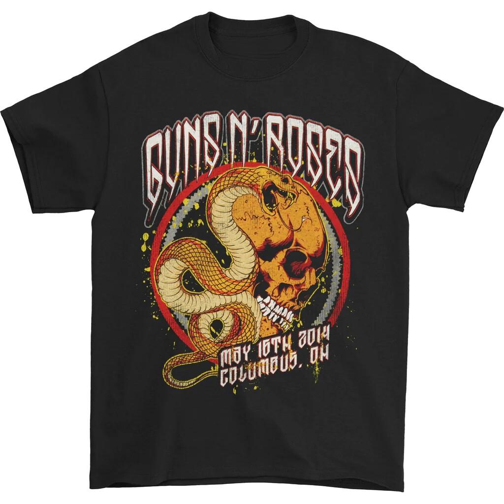 ZX 80-х Guns N RosesGuns N RosesGuns N Roses Повседневная футболка МужскаяЖенская Роскошный бренд группы Топ Белый