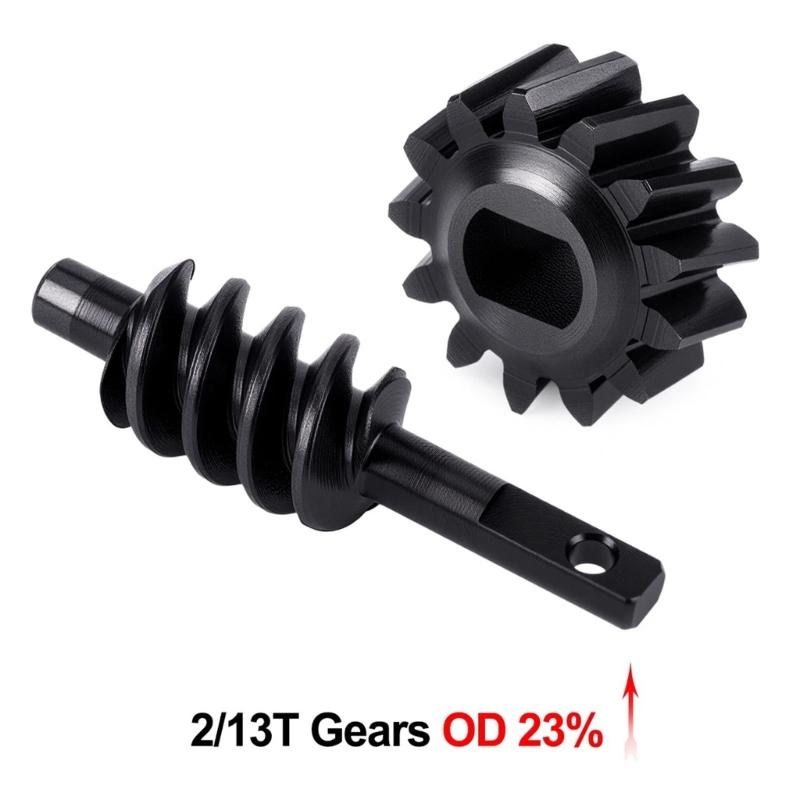 Overdrives Underdrive Worm Differential Axles Steel Gears 12T 13T 14T 16T 18T Racing Differential Helical Gears Set