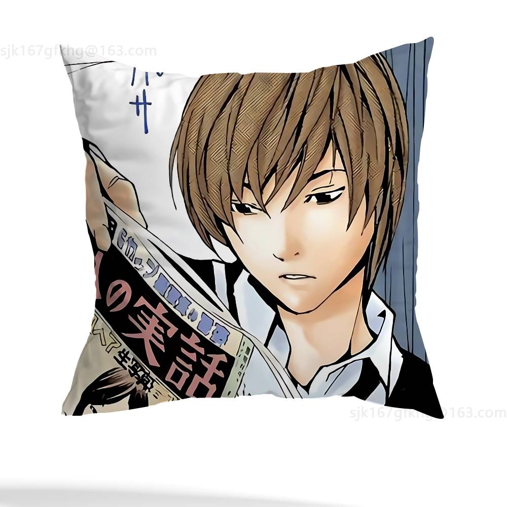 Аниме D-Тетрадь смерти Наволочка Диван Гостиная Спальня Изголовье Спинка Подушка Квадратная подушка Время для сна