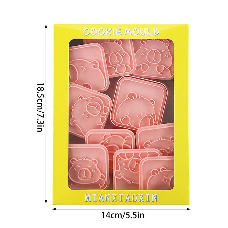10 шт. мультяшная капибара в форме формочки для печенья форма для помадки печенья инструменты для украшения торта аксессуары для выпечки кухонный гаджет