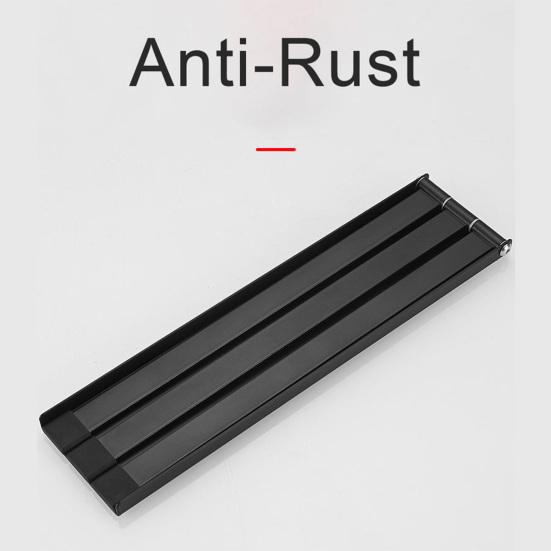 Магнитная вешалка для полотенец Установка без перфорации Многофункциональная настенная складная вешалка для сушки полотенец в ванной комнате Предотвращает переворачивание кухонной тряпки