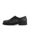 Negative Three Oblique Derby Shoe_Black Beige