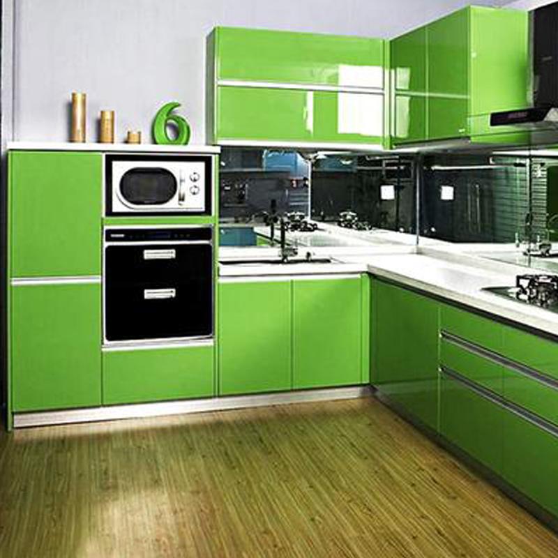 Новые жемчужно-глянцевые самоклеящиеся водонепроницаемые обои из ПВХ, наклейки для кухонного шкафа, ремонт мебели