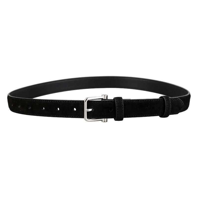 Minimalist Genuine Leather Belt For Business And Casual Wear With Pin Buckle For Men And Women