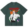 230 Gsm 100% Cotton Chainsaw Man V46 Denji Print Unisex Heavy Cotton T Shirt